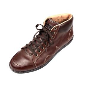 Fossil Mens Brown Leather Lace Up Boot Shoe Sz 12M